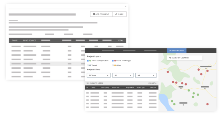 TIP management software public engagement module TIP management software public engagement module