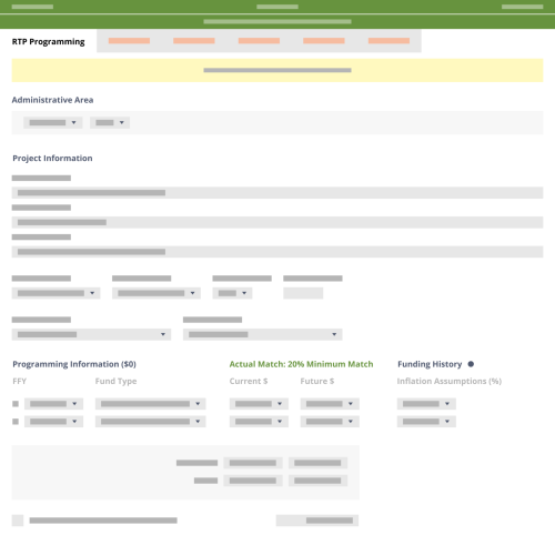 Transportation planning project software long-range planning module Transportation planning project software long-range planning module
